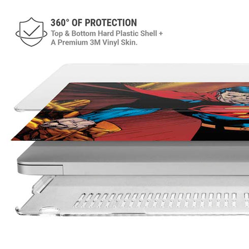 DC Comics Superman Action Pose Art By Jim Lee MacBook Air 15in (2023-2025) Case plus Skin